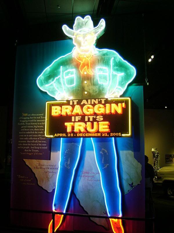 08050043 Texas History Museum It Ain't Braggin