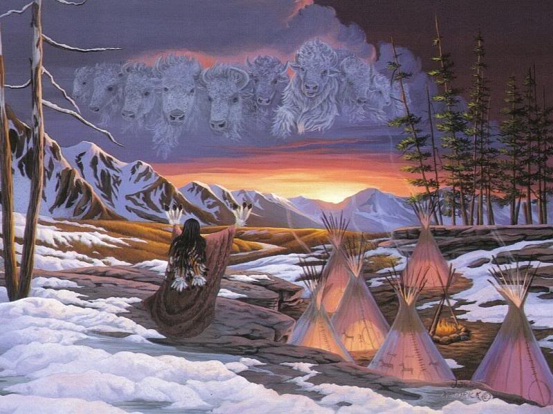 White Buffalo Calf Woman by Lane Kendrick