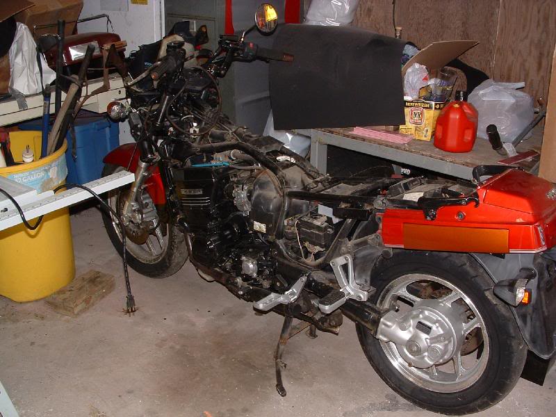 NEKID BIKE, SITTING IN CORNER