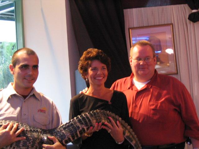 Pam and Rick with Elvis' Daughter