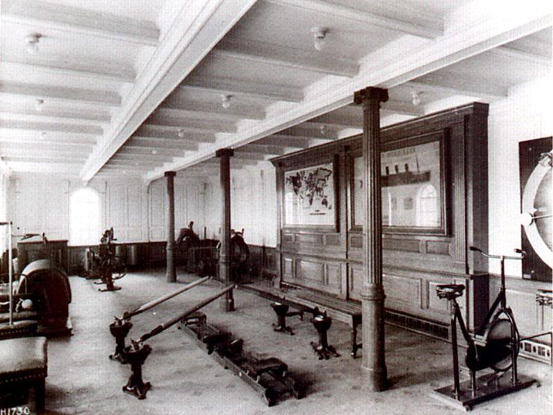 This is the Gymnasium The gym was a vailable to both ...