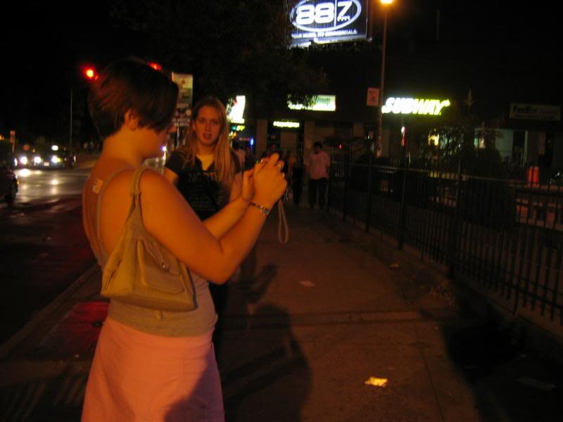 taking pictures on High Street