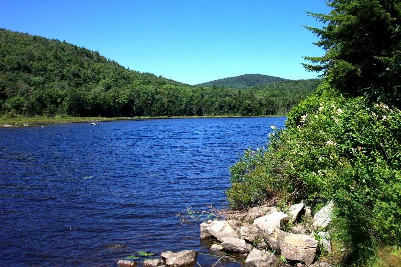 Middle Pond looking north to Mt. Kineo (24 July 2005) 2...