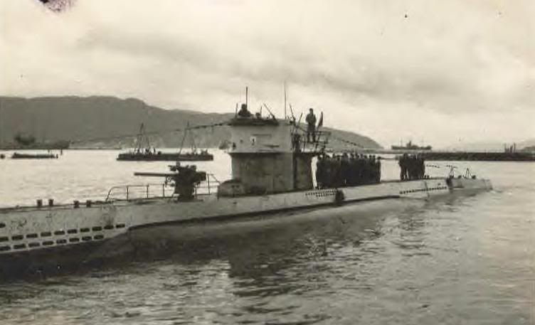 U-354 in Trondheim 1943.