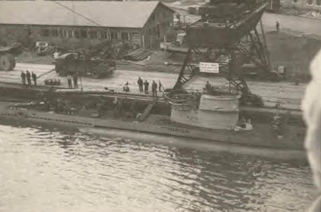 U-354 in Trondheim.