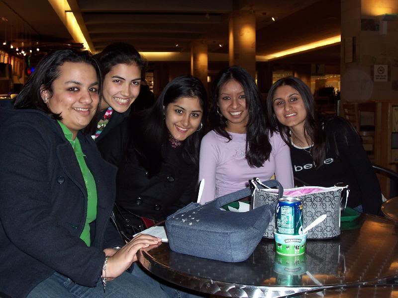 the girls hanging out at the pru