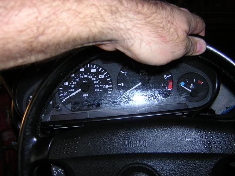 Pull back on the wheel