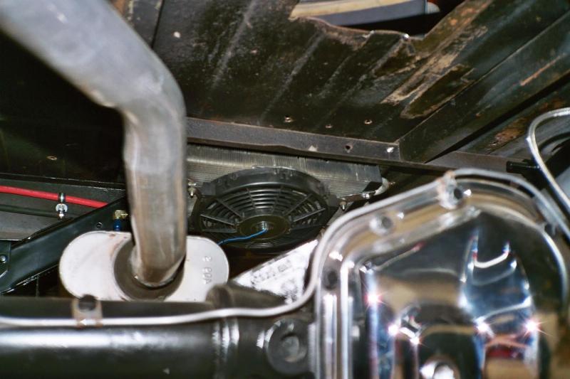 Trans cooler location