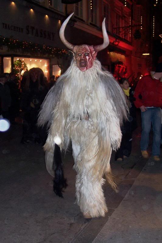 The Krampuslauf in Getreidegasse had the scariest Kramp...