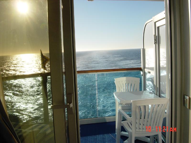 balcony view sunset 2