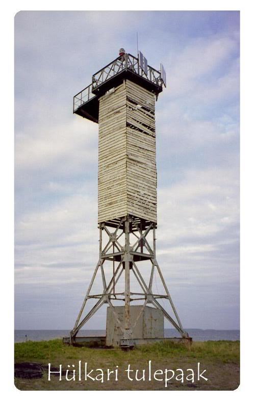 H��lkari light beacon. Naissaar island 2004