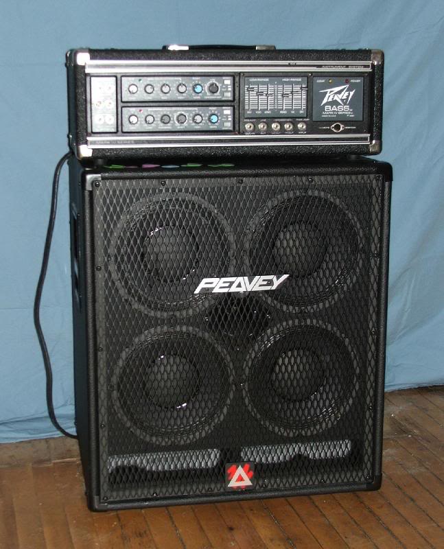 Peavey Mark IV Bass Head and 4-10 cabinet 700 watt
