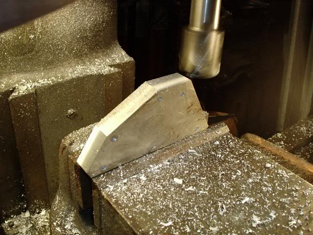 Making the angle cuts..