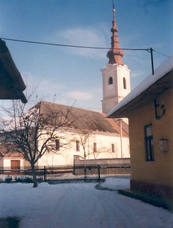 Evangelic church from Kekenak's yard