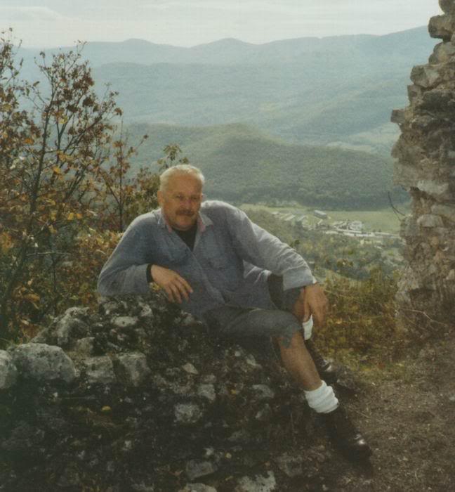 View from Muran castle ruins to Muran valley