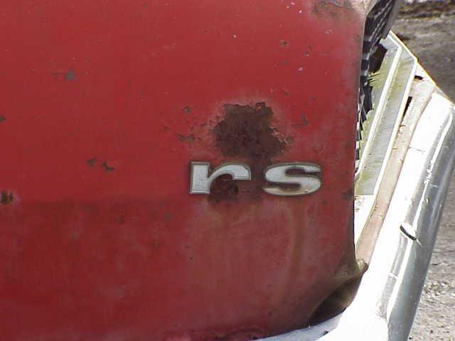 RS fender emblem