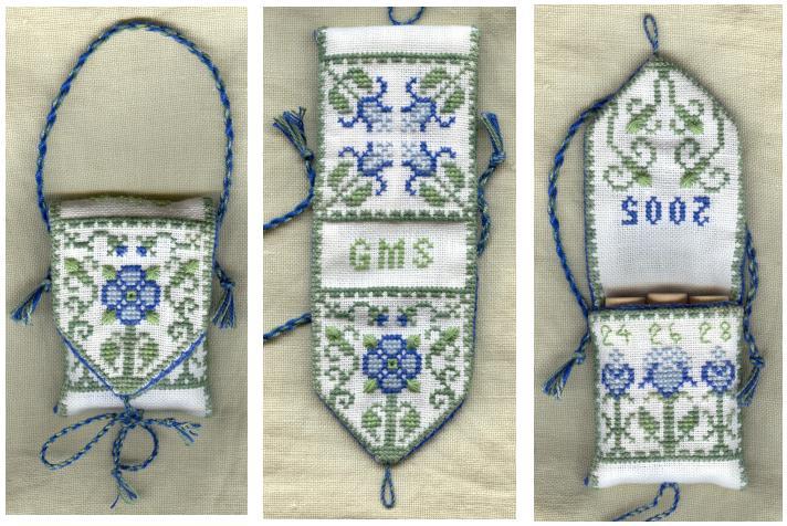 Sweet Baby James Needle Purse (Indigo Rose)