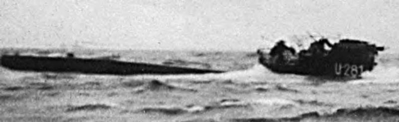 ORP.Krakowiak U-281 takes her final dive in Operation D...