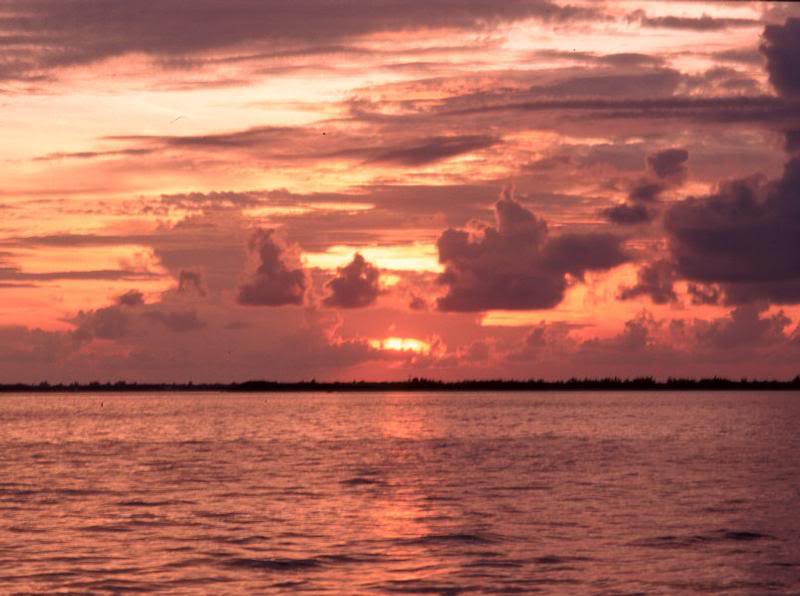 Sunset in the Cayman's