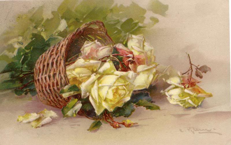 Klein Basket of Roses