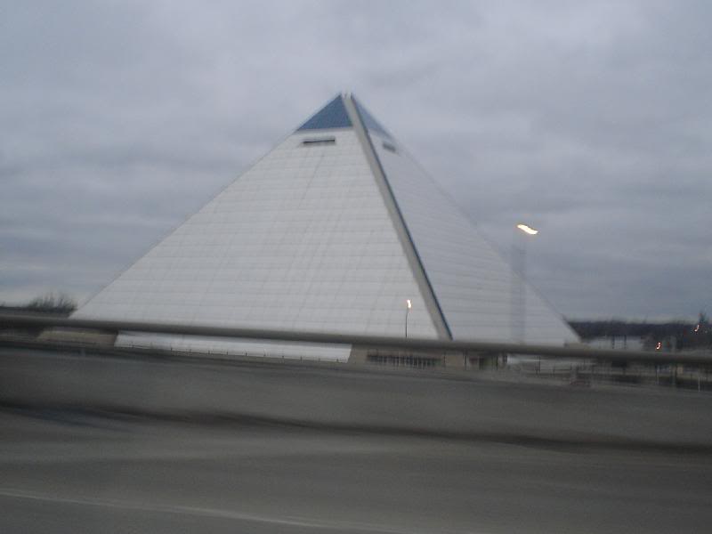 Sorta blurry but this was a cool thing we saw in Memphi...
