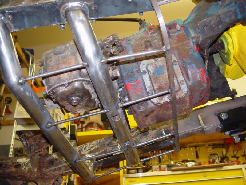 finnishing the crossmember should give some protection