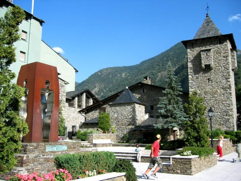 Andorra-Facade of Casa de la Vall