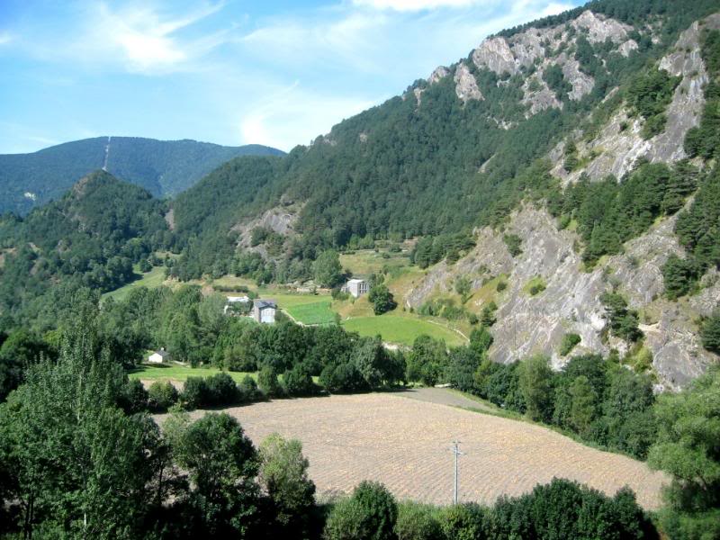 Andorra-View of Valley & Mountains from Ordino