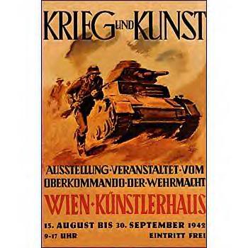 Krieg Und Kunst War and Art Poster 1942