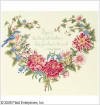 bluebird wreath by bucilla