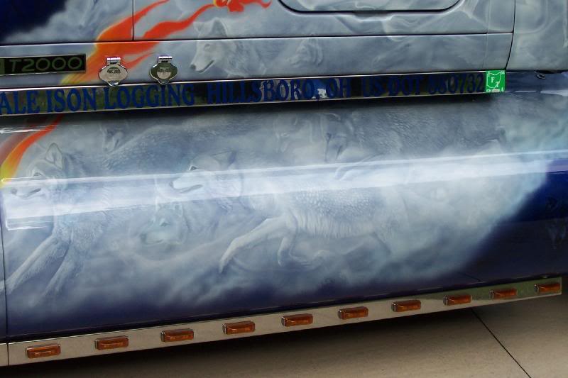 Dragon Master Semi cab mural