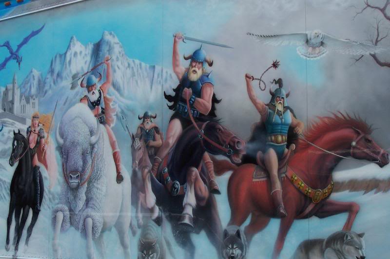 Semi Dragon master Mural