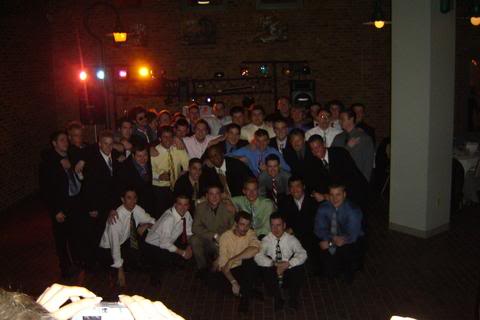 Frat guys in attendance