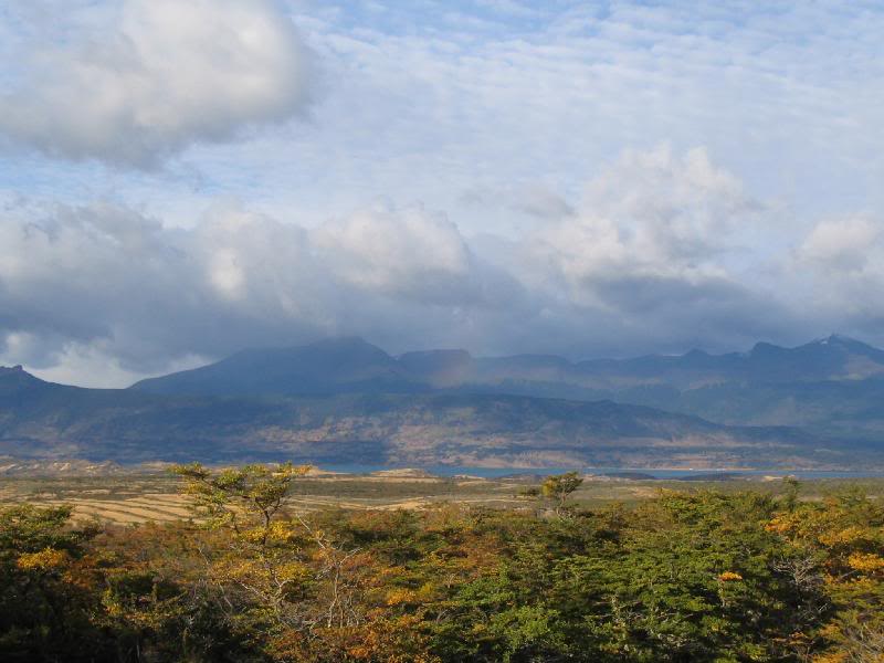 On our way to Torres del Paine national park