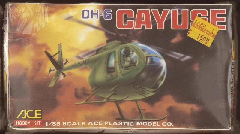 ACE HOBBY KIT: 1/85 OH-6 Cayuse Helicopter