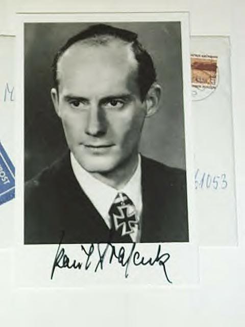 U-Boat Commander Paul Brasack, U-737. Post war photogra...