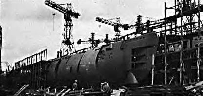 Type XXI in final assembly.