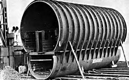 Type XXI trunk hull section.