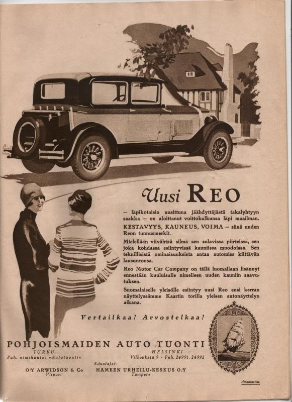 Reo Flying Cloud, 1927