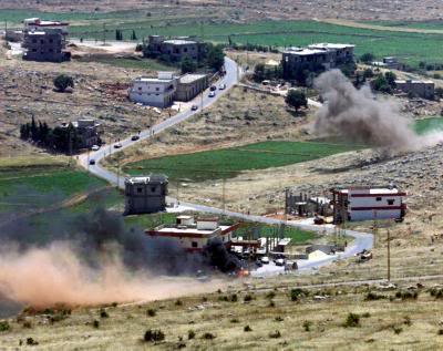Shelling near Adayseh May 22, 2000