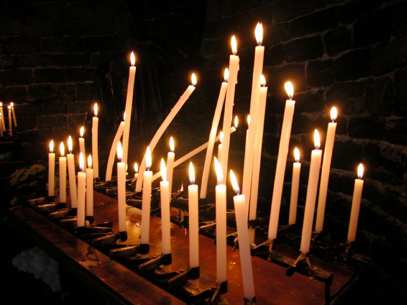 Portovenere Abbey candle