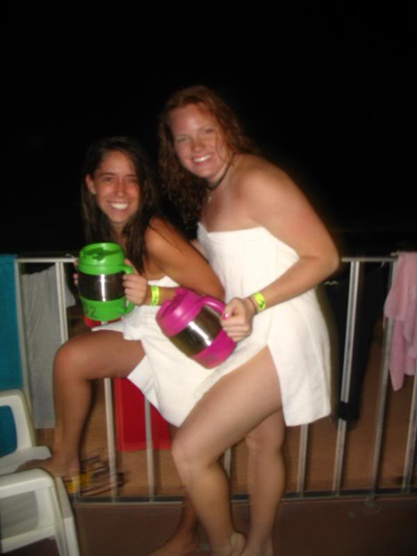 Towel time with the mugs