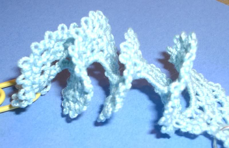 Hyperbolic Tatted Plane