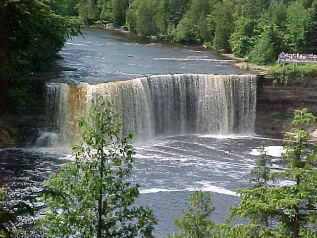 The Beautiful Upper Tahquemenon Falls.