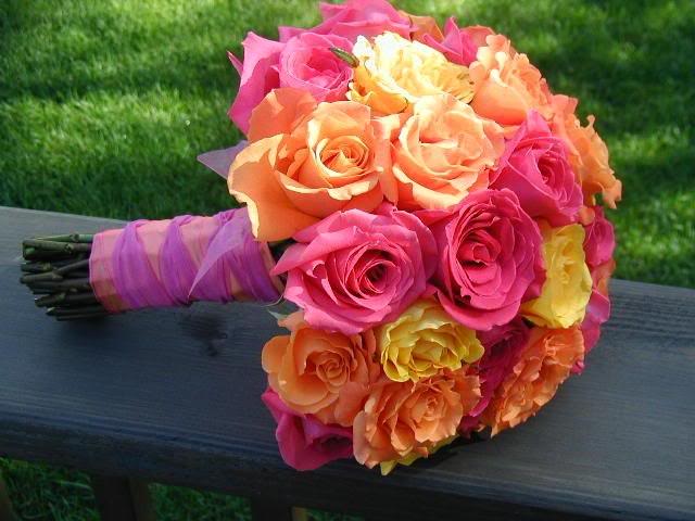 Bright Rose bouquet