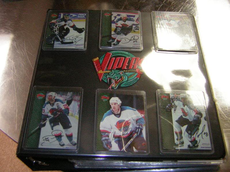 Detroit Vipers hockey card collection