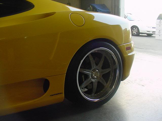 Ferrari rear wheel