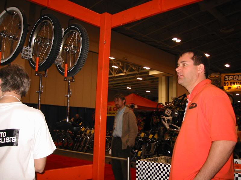 Inside the booth looking out