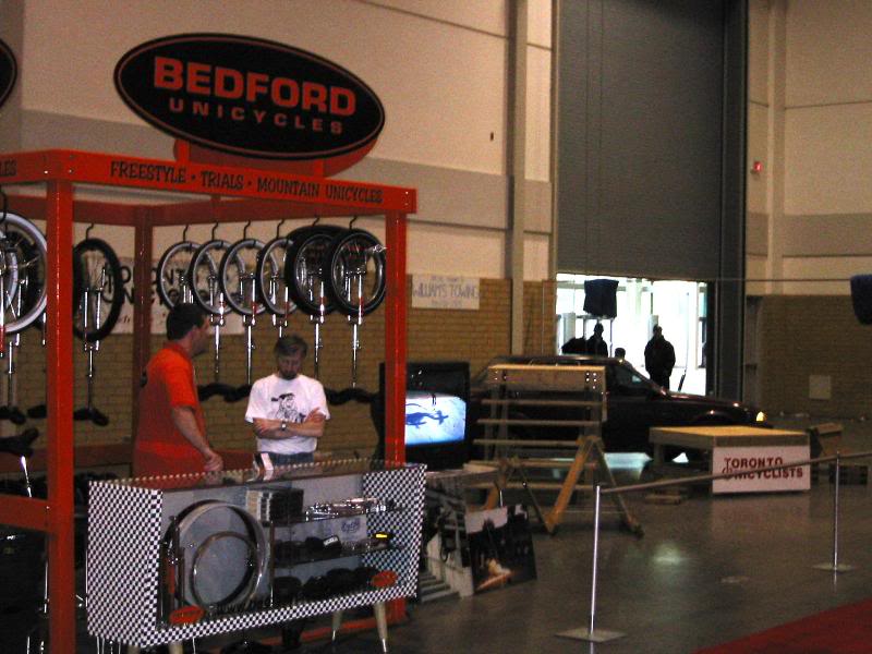 The entire booth area