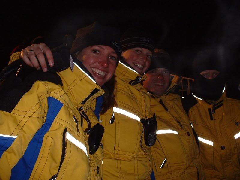 Some Jet Setters at the medals plaza